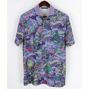 Greyson Last Dragon Polo Shirt in the Moonstruck Colorway Mens Medium Golf
